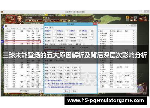 三球未能登场的五大原因解析及背后深层次影响分析